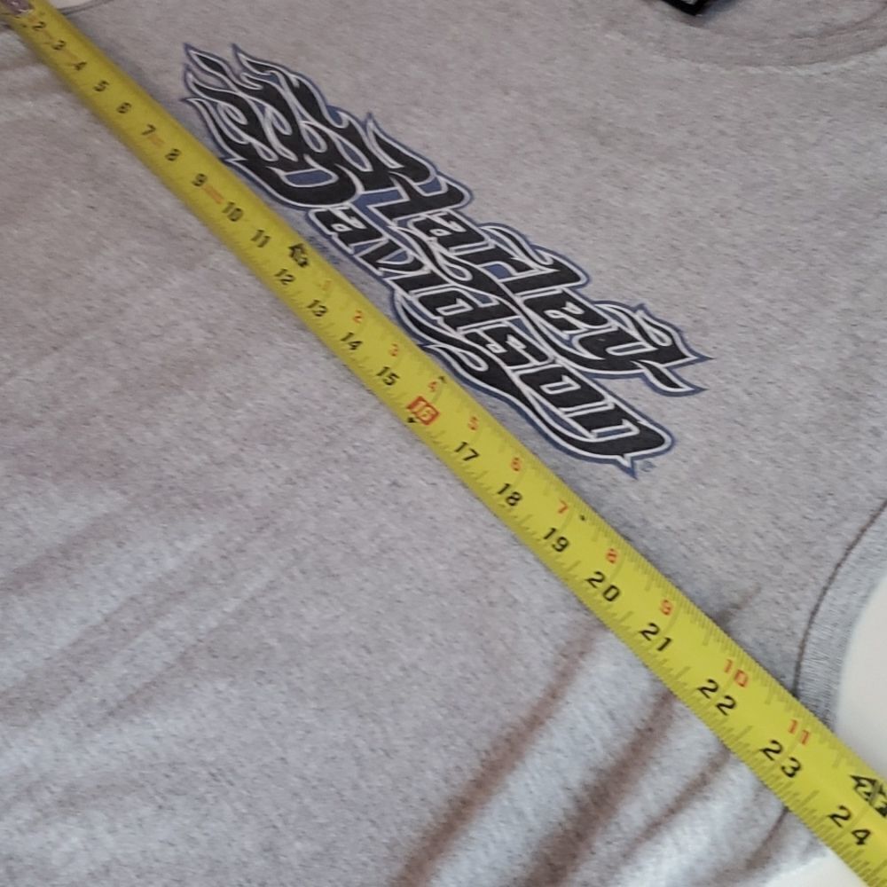 VINTAGE HARLEY DAVIDSON 2001 2003 GRAY ORANGE TSHIRT MUSCLE SHIRT SHIRTS L XL - Picture 13 of 16